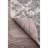 Deedra Modern Abstract Power Loom Performance Gray/White Rug-1615092030