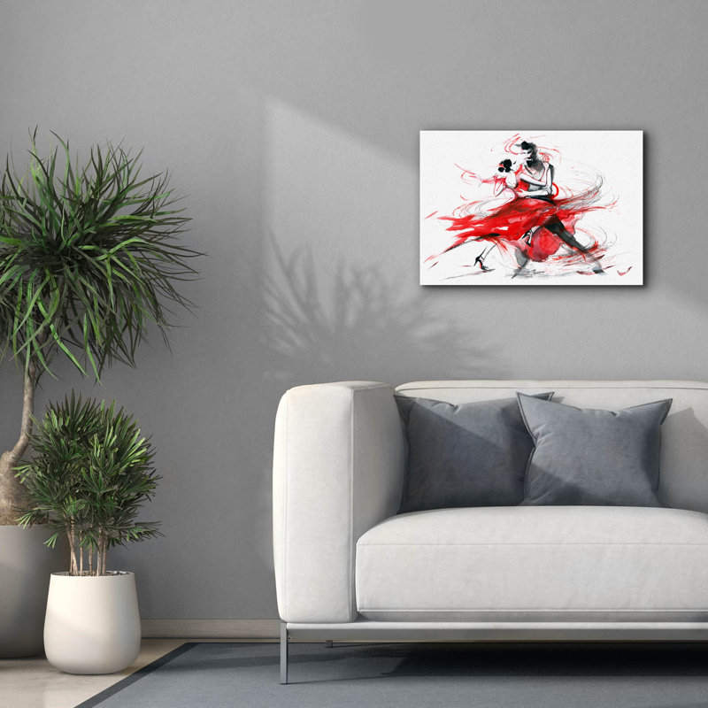 'Tango' by Epic Portfolio, Canvas Wall Art, 18" H x 26" W x 0.75" D