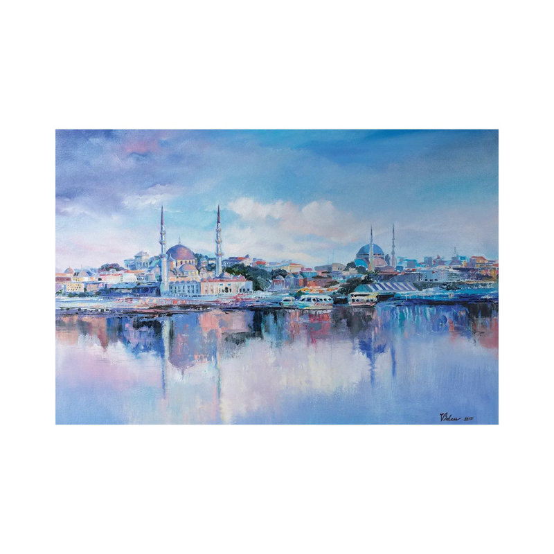 Istanbul by Katharina Valeeva - Wrapped Canvas Painting, 20.32 cm H x 30.48 cm W