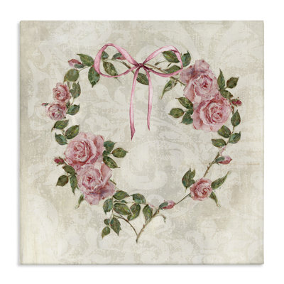 Garden Heart Wreath Canvas, design by Sally Swatland