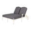 Florence Double Chaise Lounge Frame with Cushions-69932196-69932197