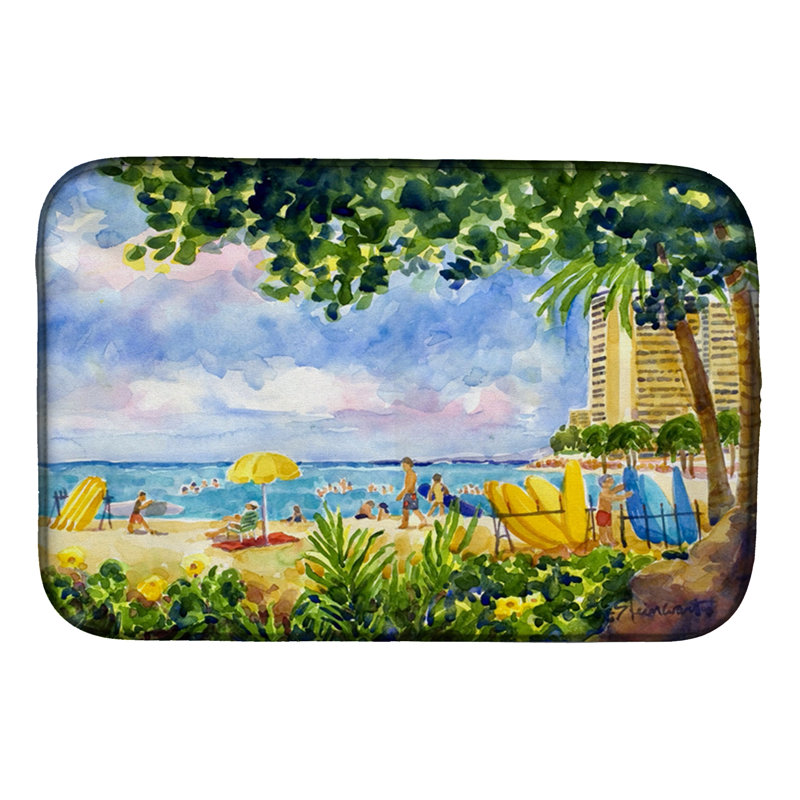 Tapis de séchage condo à la vue beach resort