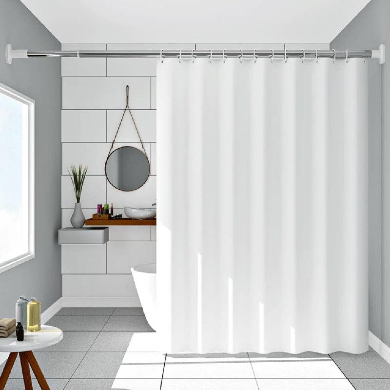 Jeromesville Shower Curtain with Hooks Included, 70.86" H x 47.24" W