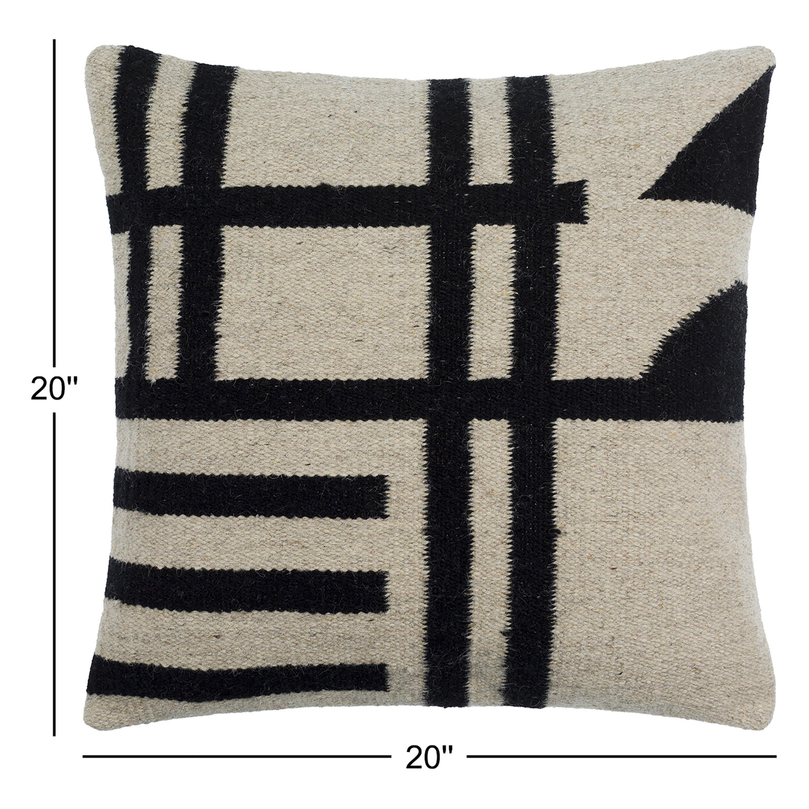 Garold Throw Pillow, 20" x 20", Down