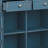 Acadian 36"W Solid Wood 2-Shelf Entryway Storage Cabinet with Glass Doors and 2 Drawers-2021736297