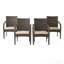 Chaises d'extérieur en osier, 56225,00CHRBRN KD, 4 pièces