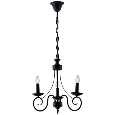 Ridgeside 3 - Light Candle Style Chandelier
