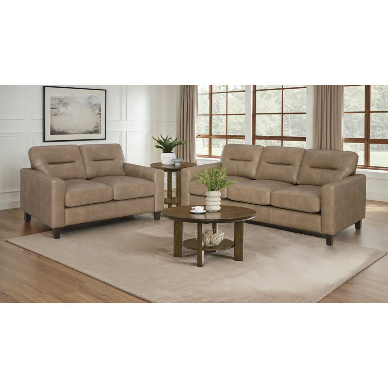Ensemble de canapé brun 2 pièces Remington