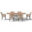 Outdoor 6-person Dining Set With Cushions-234522198-234522197