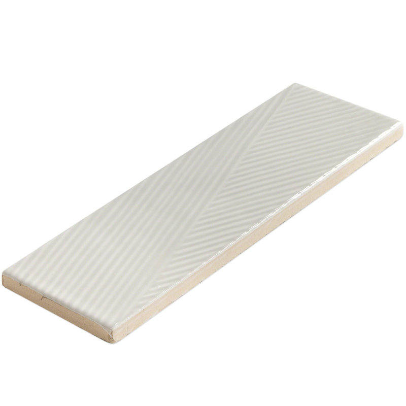 Archer 2" x 8" Ceramic Brick Look Subway Tile (5.38 sq. ft. / case), Light Gray
