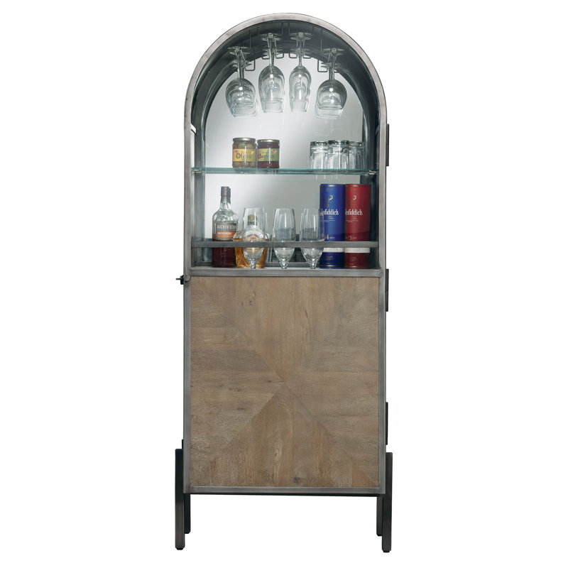 Ramses Solid Wood Bar Cabinet