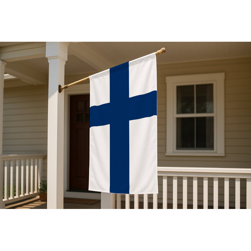 Drapeau finlandais - Drapeau extérieur, 36" H x 60"  W