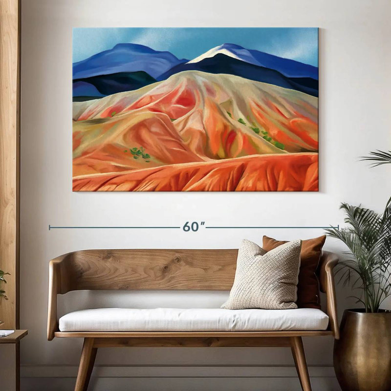 Mount Bogdo Peaks, 34" H x 51" W