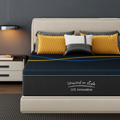 Gel Memory Foam Mattress With Removable Cover, Medium Firm Breathable Mattress In A Box, Pressure Relief, No Fiberglass