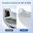 17" Comfort Height Toilet, Two-Piece Elongated Bowl, 1.28GPF Siphonic Flush, cUPC Certified White