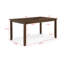 Ensemble de salle à manger en bois 5 pièces, table rectangulaire en bois avec chaises rembourrées pour la salle à manger