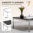 Brothir 39.4'' Wood Top Square Coffee Table with Stainless Steel Base 3 Min to Assemble-1763176880
