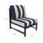 Oltjana Sectional Armless Middle Outdoor Patio Chair With Sunbrella Cushions-124176918