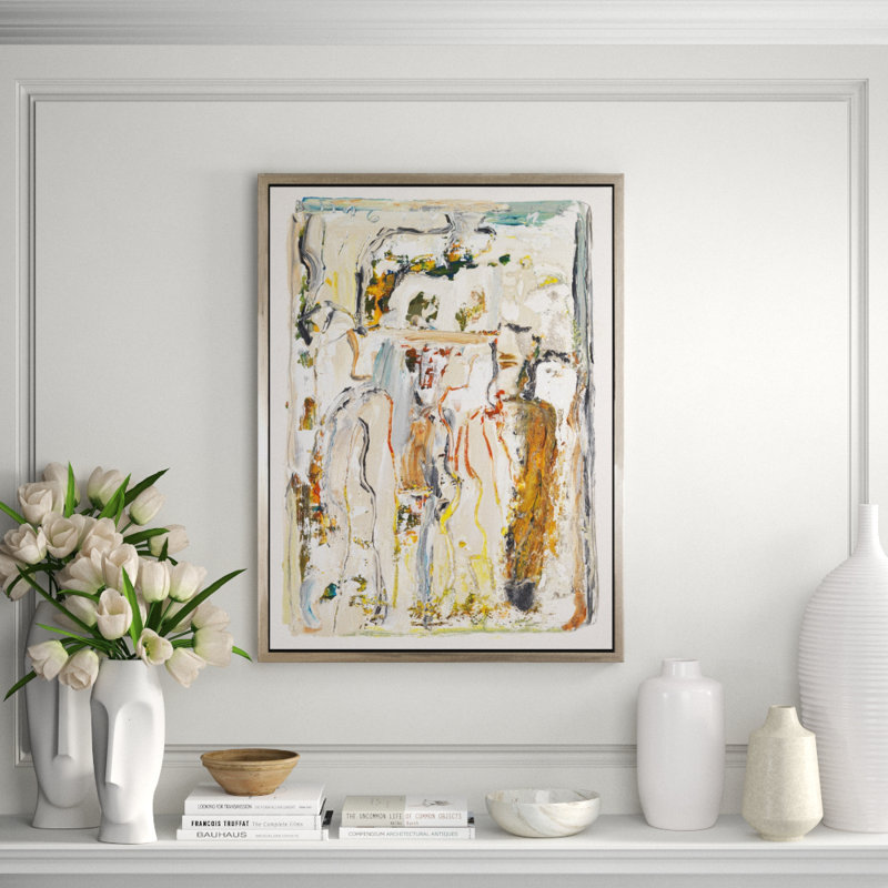 Lycanthropy II Painting, White Framed