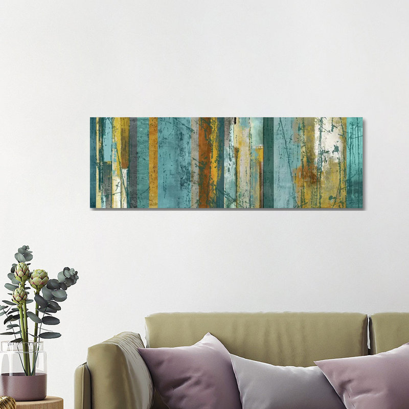 Paneled Landscapes 1 Piece Wrapped Canvas Painting, 121.92 cm H x 40.64 cm W x 3.175 cm D