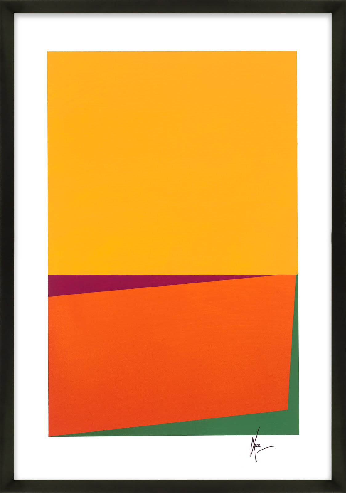 Sahara "Sahara" Print by Lee Lessem, Black, 50" H x 35" W x 1.25" D