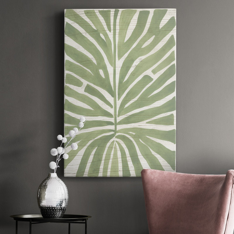 «Driftwood Palm Leaf III», reproduction sur toile tendue, L 32 po x H 48 po
