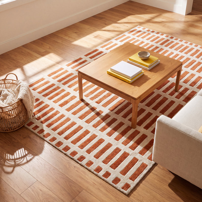 Jason Wu Maize Orange Rug, Rectangle 5' x 7'6"