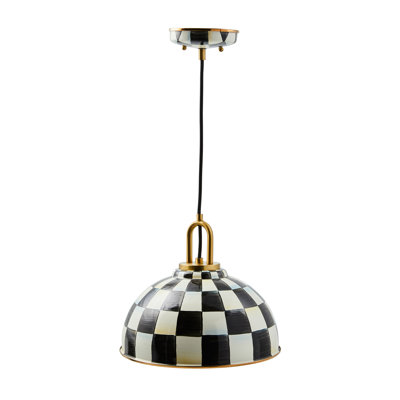 Lampe à dôme Courtly Check