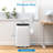 14000 BTU Air Conditioner, with Remote, Pipe Cools, Window kit to 750 Sq. Ft with Follow Function