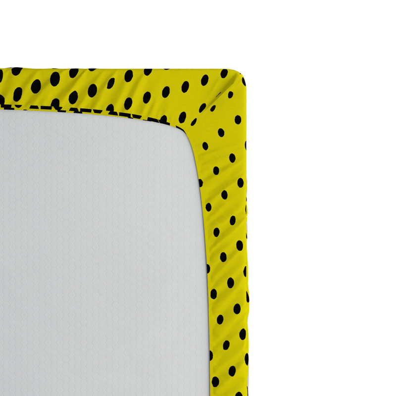 Microfiber Fitted Sheet, Full Fitted Sheet, Yellow Sailing Boat
