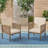 CASA ACACIA Modern Deep-Seating Patio Dining Chairs with All-Weather Resin Wicker and Water-Resistant Cushions, Perfect for Outdoor Relaxation and Style.-1585499563