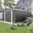 Outdoor Storage Shed with 3 Lockable Doors-114626286
