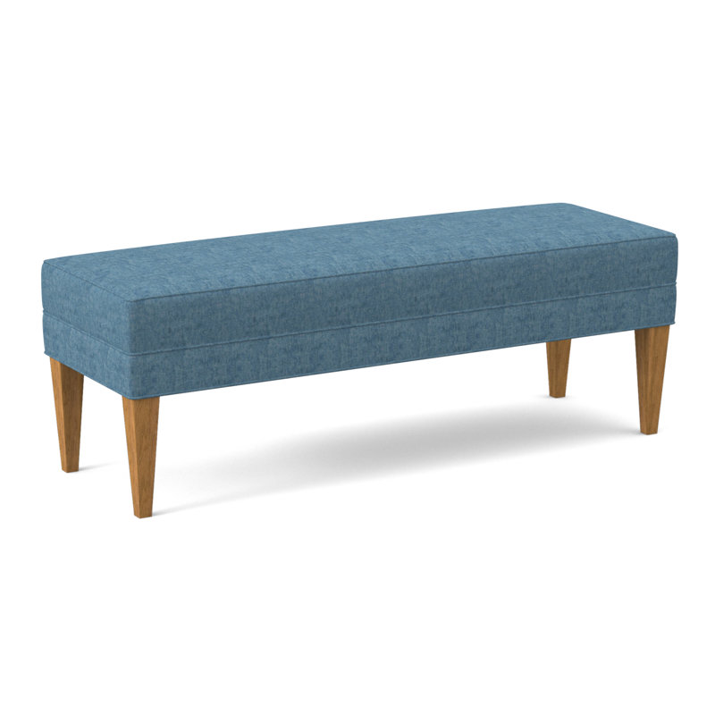 Livery Upholstered Bench, Amber, Edworth Ocean