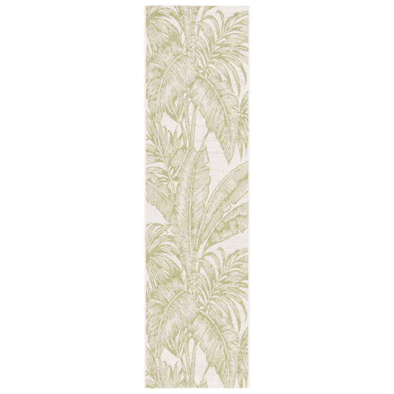 Tapis d'intérieur / extérieur à motif floral Martinsdale, Rectangle 9 pi x 12 pi