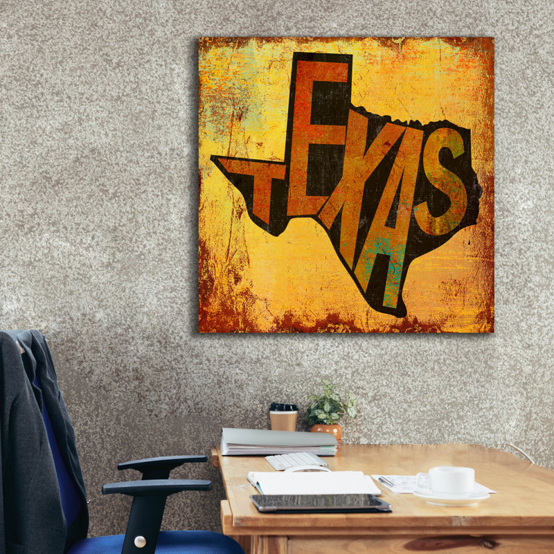 'Texas' by Art Licensing Studio Canvas Wall Art