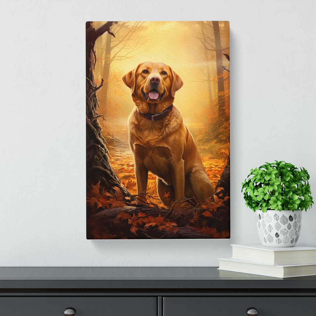 Labrador Retriever Renaissance - Wrapped Canvas