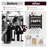 Tiante 10 Bottle Wall Mounted Wine Bottle & Glass Rack in