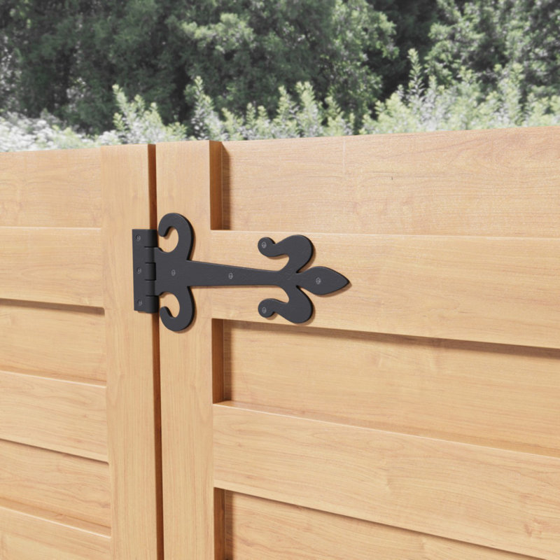Charnière de porte simple à charnière h 5,63 po x l 12 po