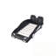 Lit plateforme simple en forme de voiture de course avec roues-1709426365