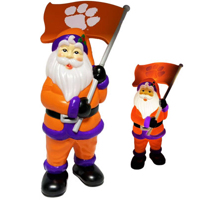 NCAA 20" Clemson Blow Mold Santa