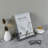 Black Marble Cookbook Display Stand with Brass Tone Metal Rail