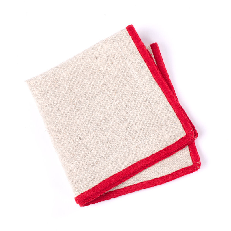 Demauria Clara Cocktail Napkin Set, Winter