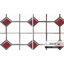 Carreau de mosaïque en porcelaine nid d'abeille pour mur et plancher 11 po x 11 po Oxford-36595298