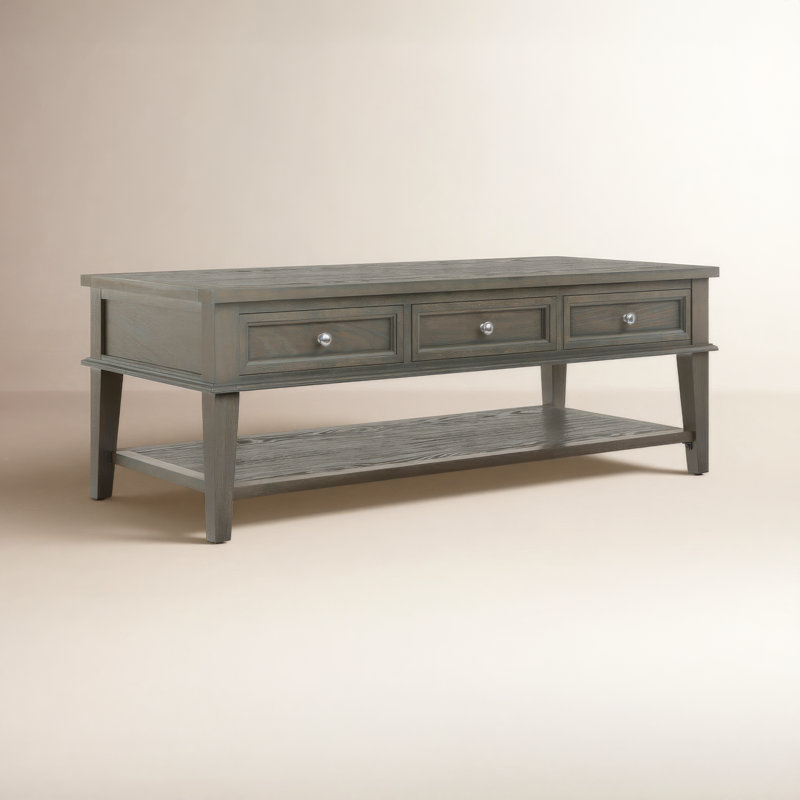 Samira Single Coffee Table, Ash Gray
