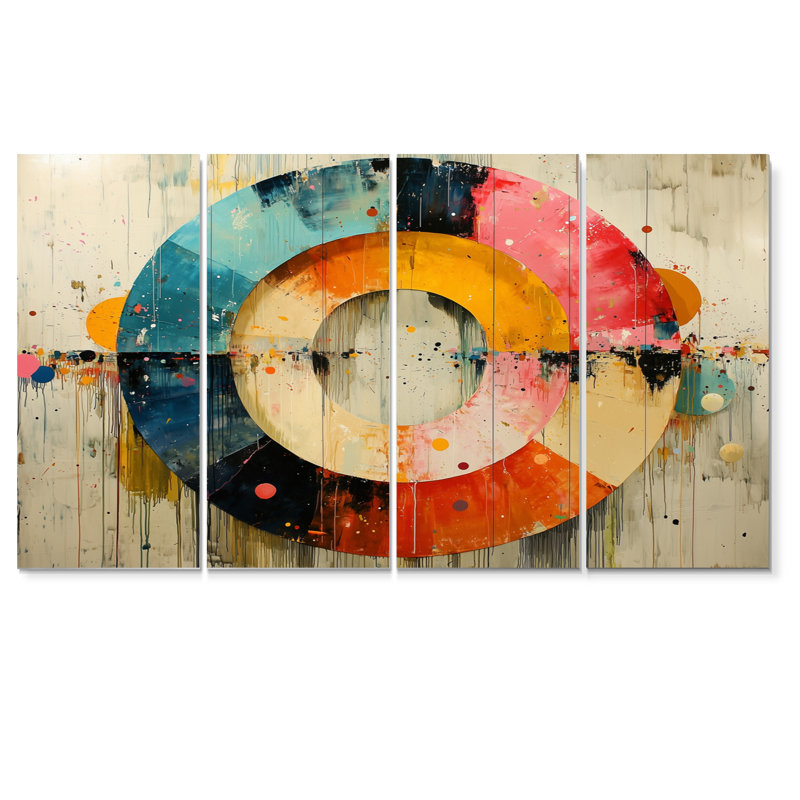 Oka - musique, art mural, toile traditionnelle, H 32 po x l 64 po, 4