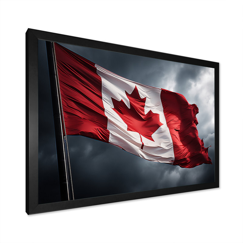 Canada Canada Pride II, reproduction d'art sur toile, H 34 po x l 44 po x P 1,5 po, Noir
