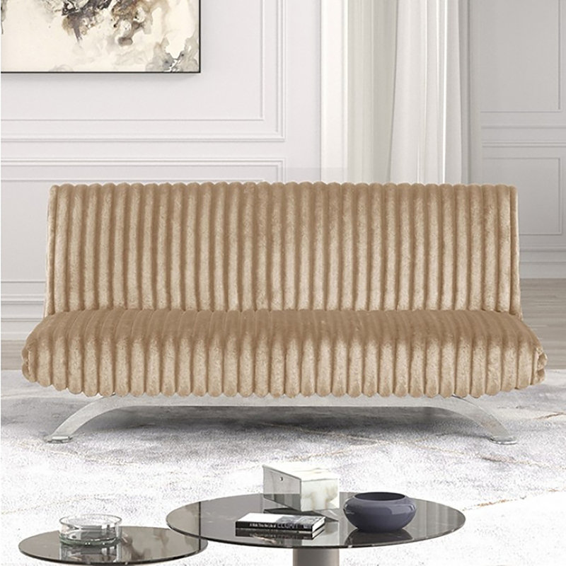 Canapé convertible Beasha, Taupe