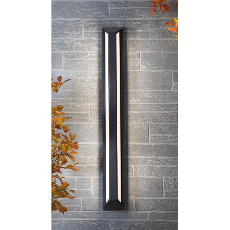 Fulton - LED Outdoor Sconce - 48" - Black, 48" H