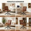 Chaise de bureau pivotante en similicuir-1036810702-1052613559