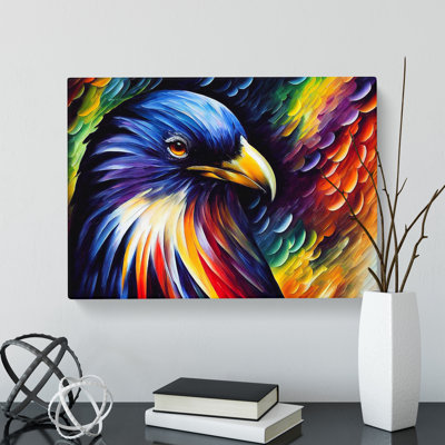 Raven Bird Vol.2 Abstract - Wrapped Canvas